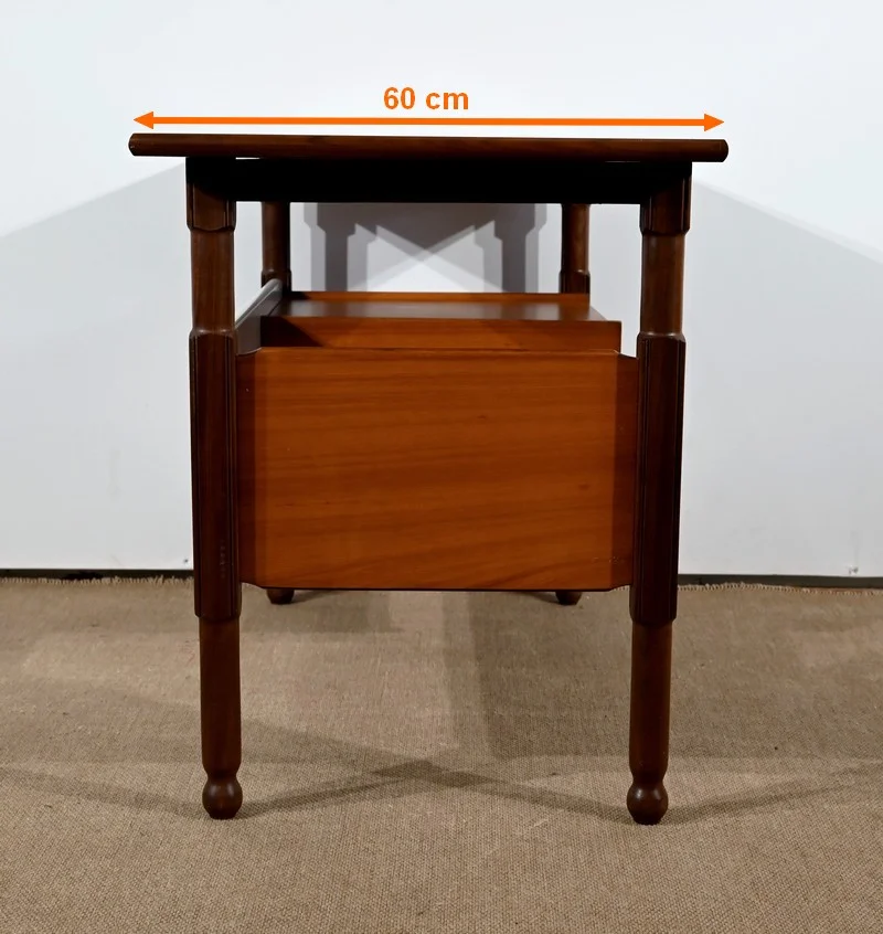 Petit Bureau en Acajou et en Teck, style Gautier - 1960