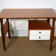 Petit Bureau en Acajou et en Teck, style Gautier - 1960