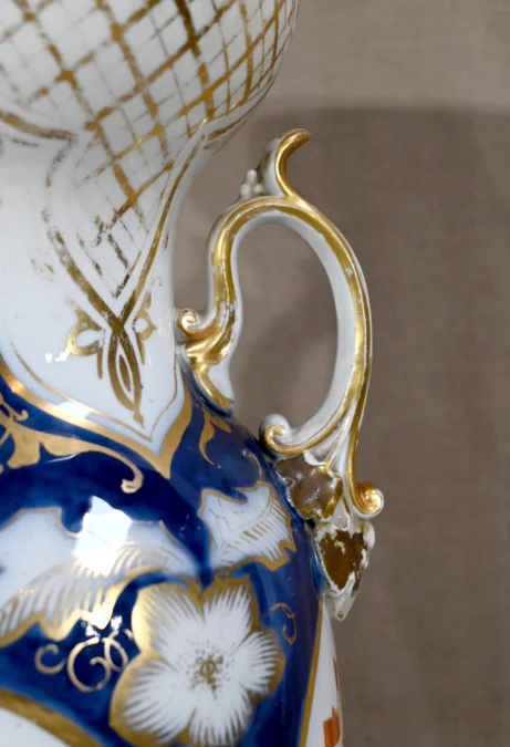Important Vase en Porcelaine de Bayeux – Fin XIXe