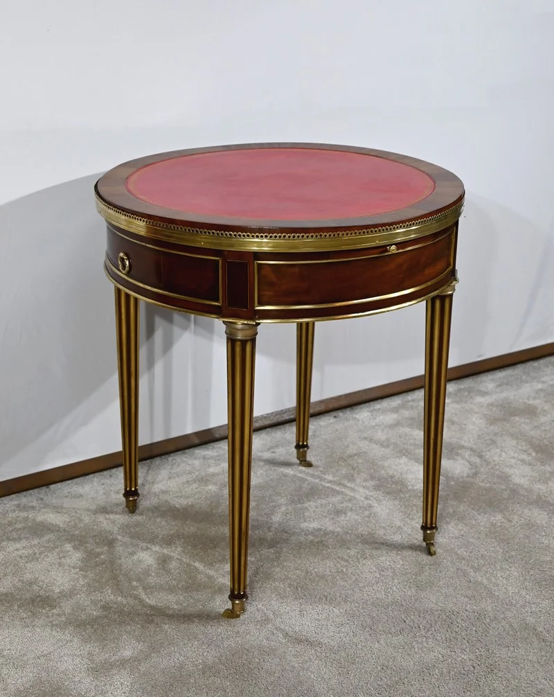 Table Bouillotte en Acajou, époque Louis XVI – XVIIIe