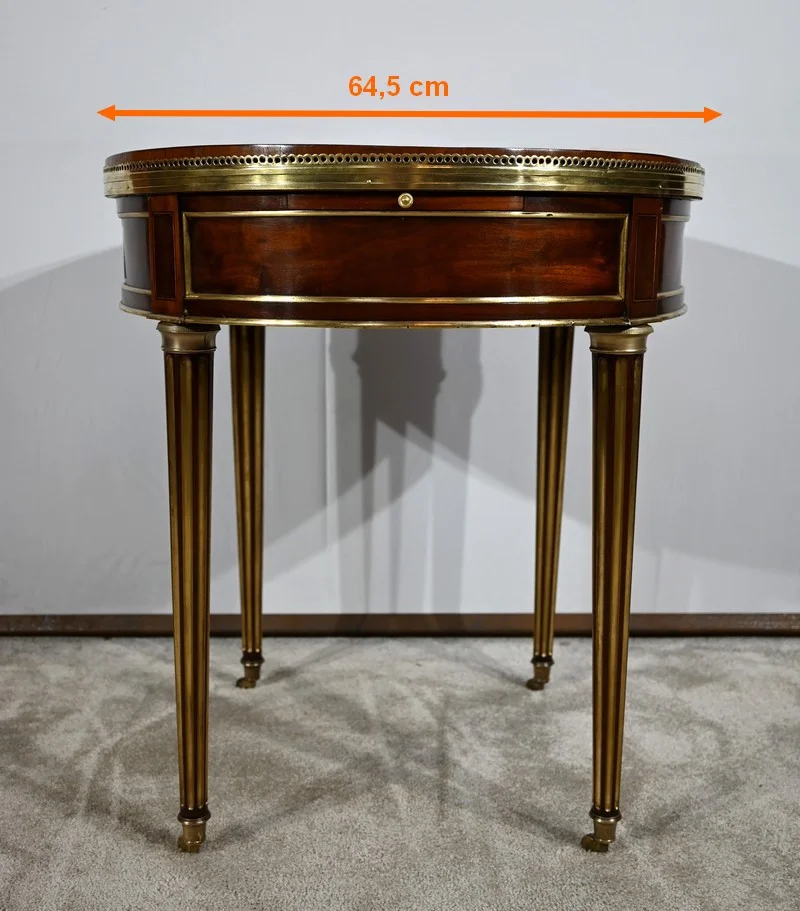 Table Bouillotte en Acajou, époque Louis XVI – XVIIIe
