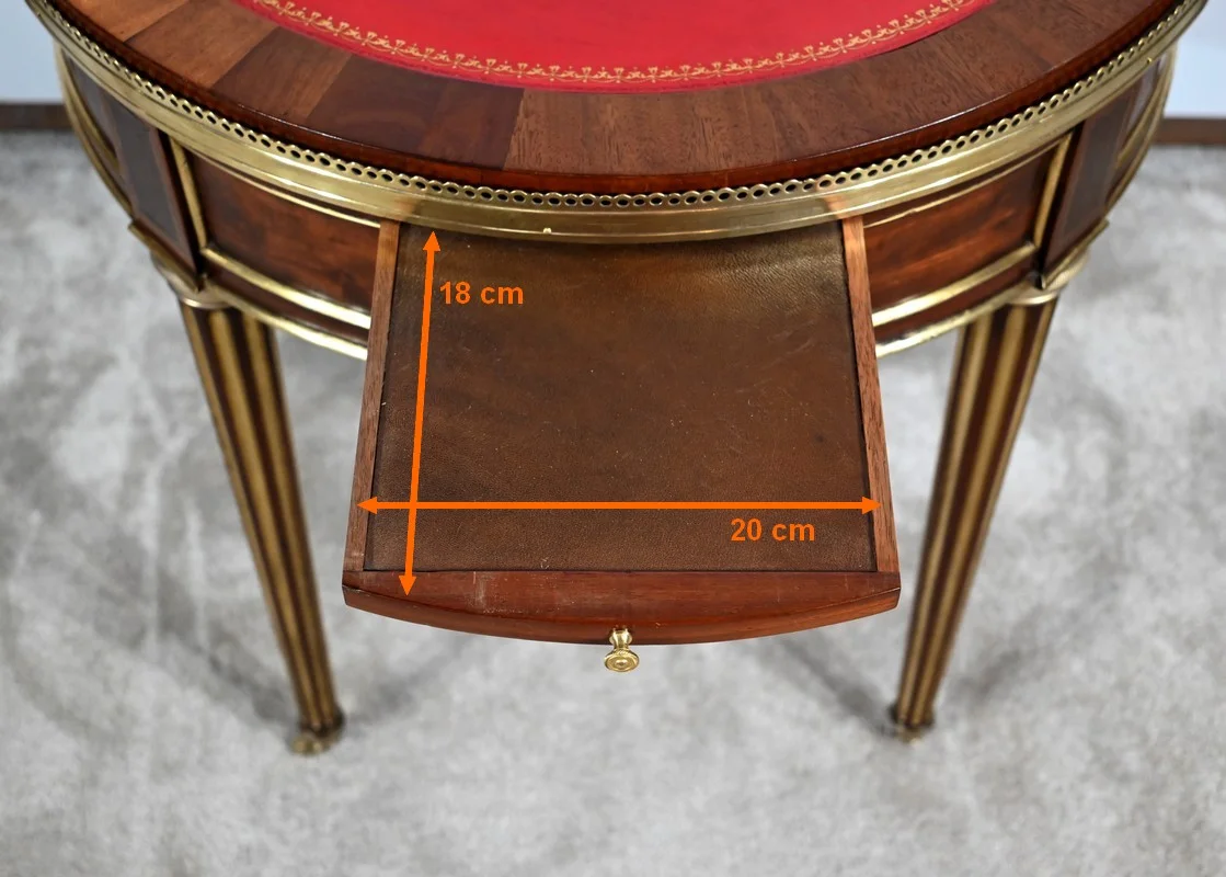 Table Bouillotte en Acajou, époque Louis XVI – XVIIIe