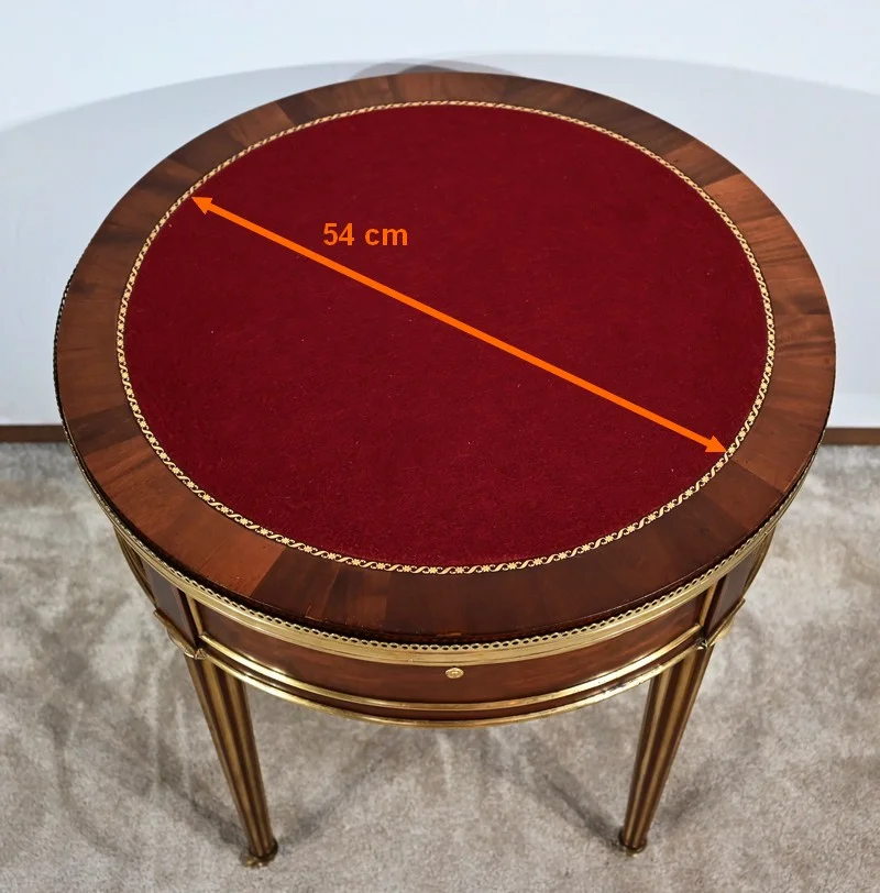 Table Bouillotte en Acajou, époque Louis XVI – XVIIIe