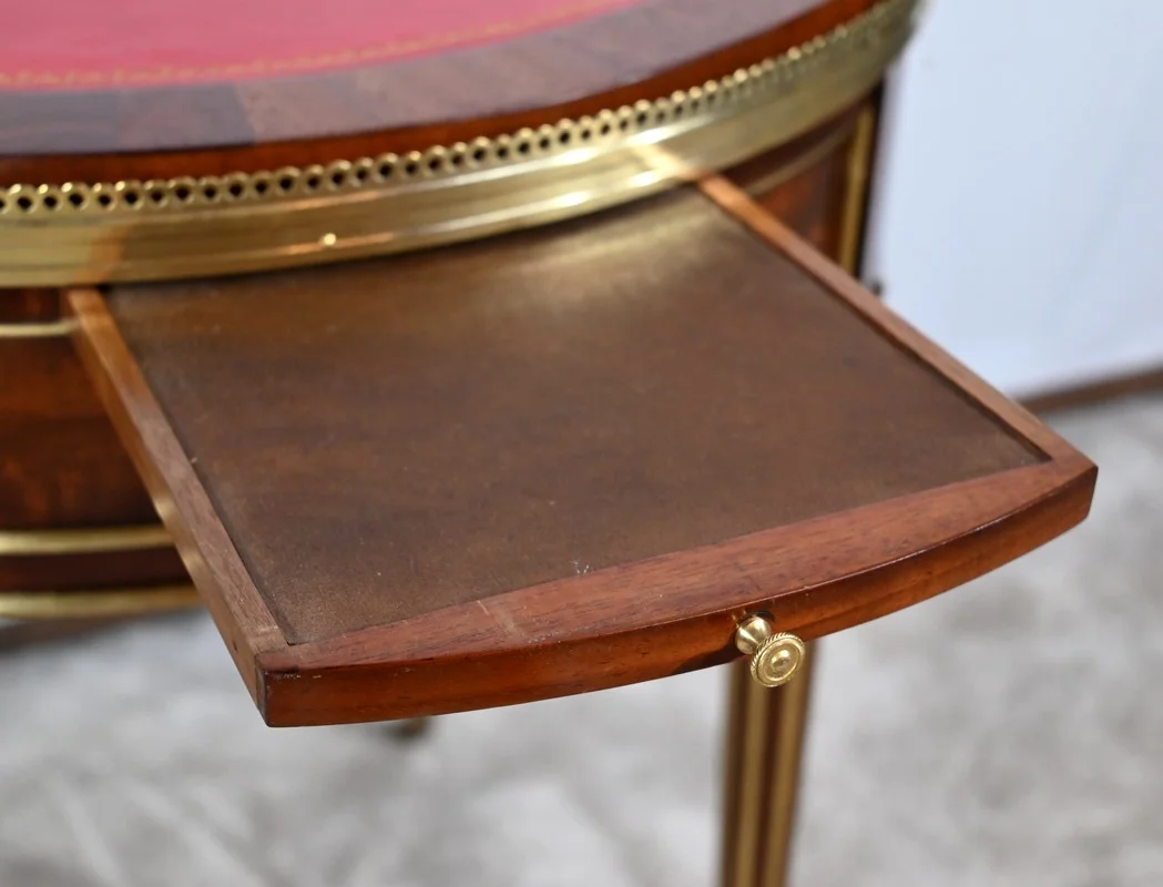 Table Bouillotte en Acajou, époque Louis XVI – XVIIIe