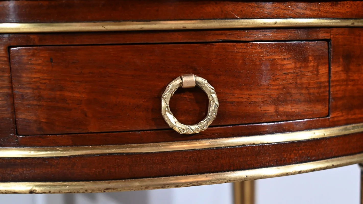 Table Bouillotte en Acajou, époque Louis XVI – XVIIIe