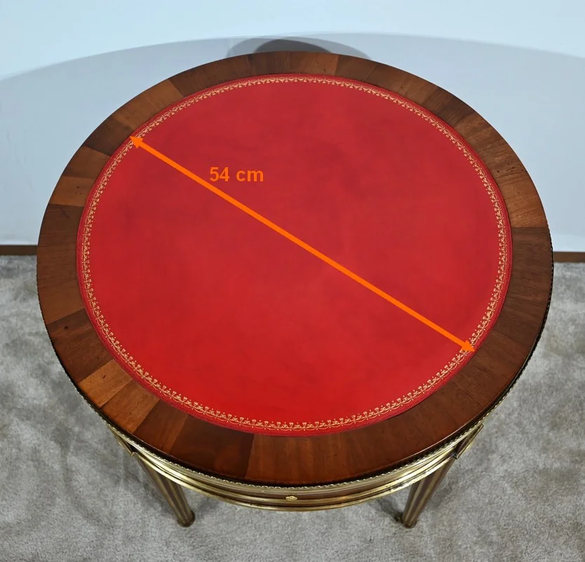 Table Bouillotte en Acajou, époque Louis XVI – XVIIIe