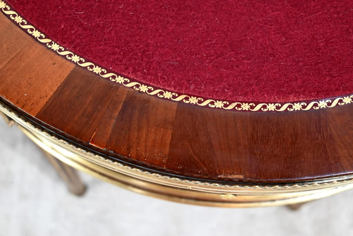 Table Bouillotte en Acajou, époque Louis XVI – XVIIIe