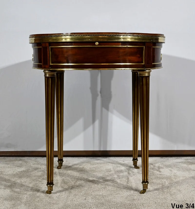 Table Bouillotte en Acajou, époque Louis XVI – XVIIIe
