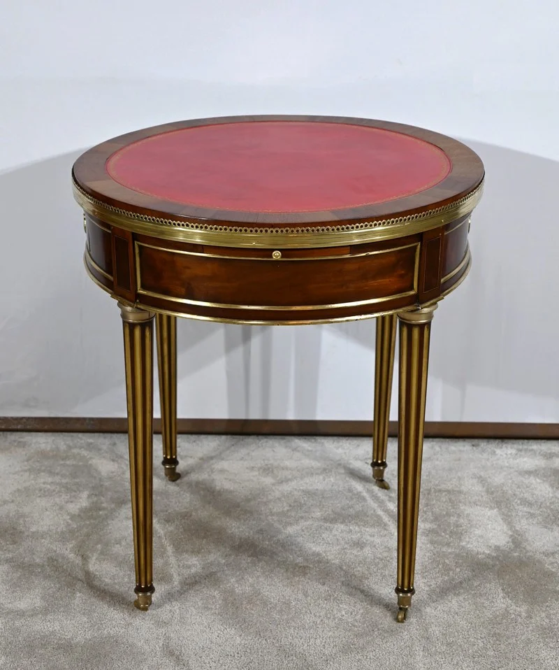 Table Bouillotte en Acajou, époque Louis XVI – XVIIIe
