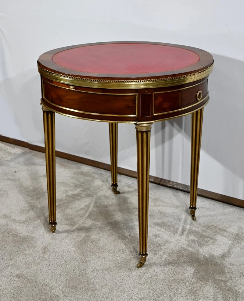 Table Bouillotte en Acajou, époque Louis XVI – XVIIIe