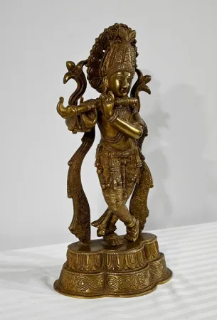 BRONZE-KRISHNA
