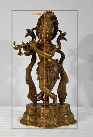 BRONZE-KRISHNA