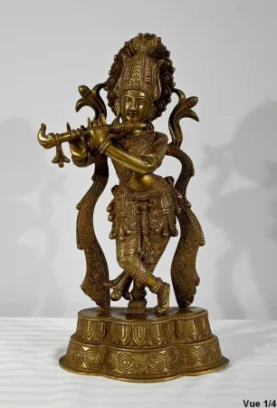 BRONZE-KRISHNA