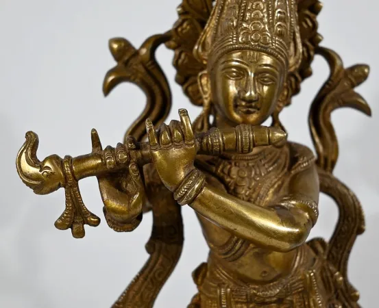 BRONZE-KRISHNA