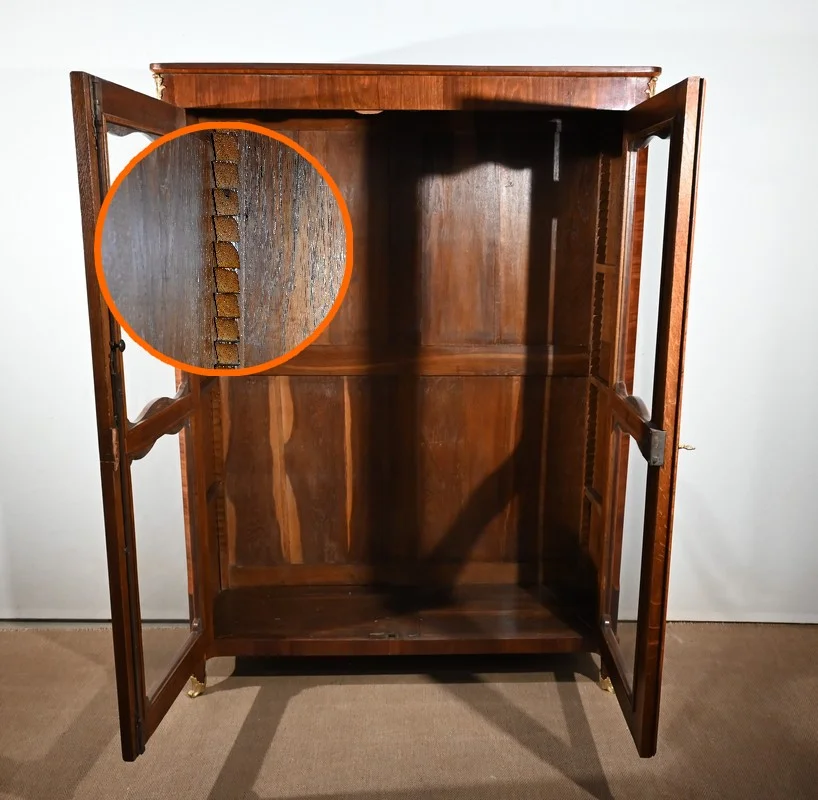 Bibliothèque en Bois de Rose et Indigène, époque Louis XV – XVIIIe