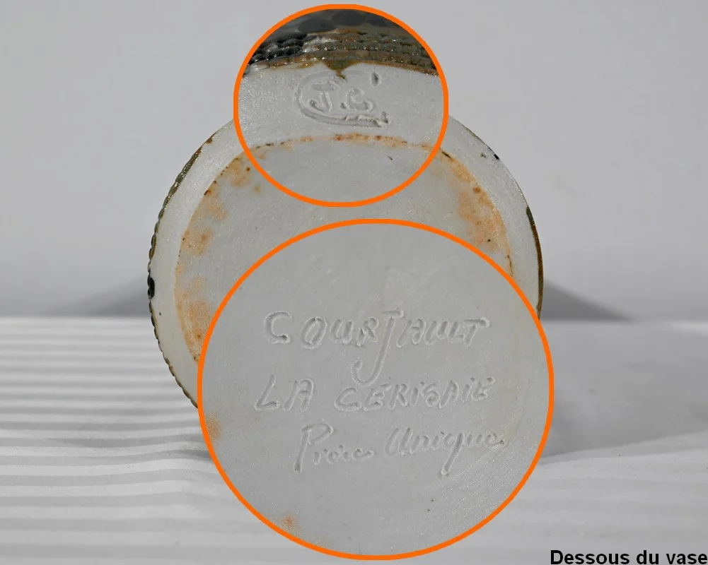 VASE signiert JC COURJAULT