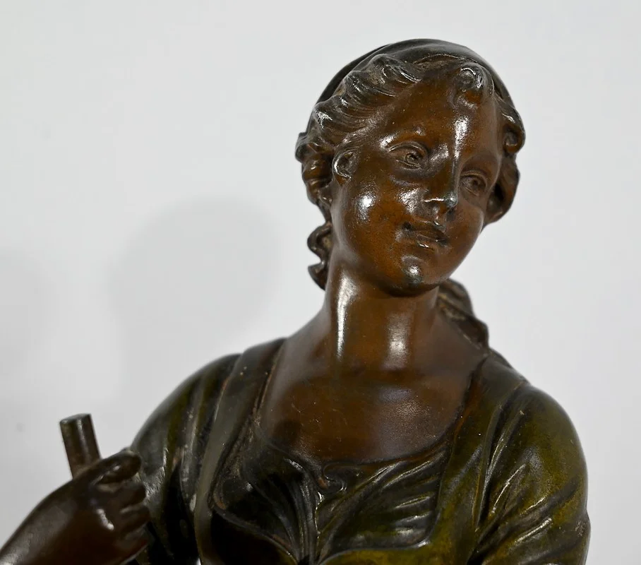 SPELTER STATUETTE サイン入り AJ スコット