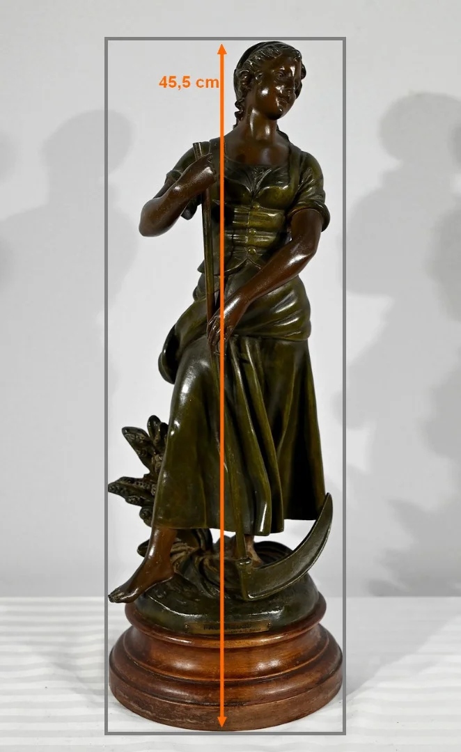 SPELTER STATUETTE サイン入り AJ スコット