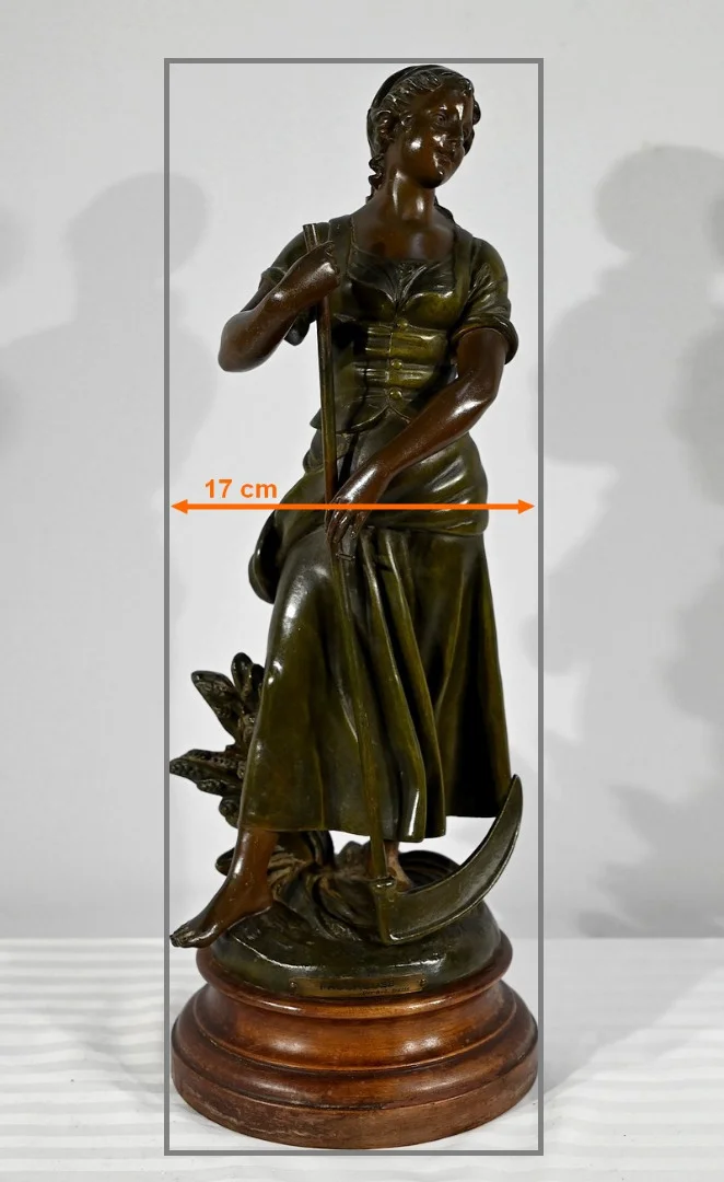 SPELTER STATUETTE サイン入り AJ スコット