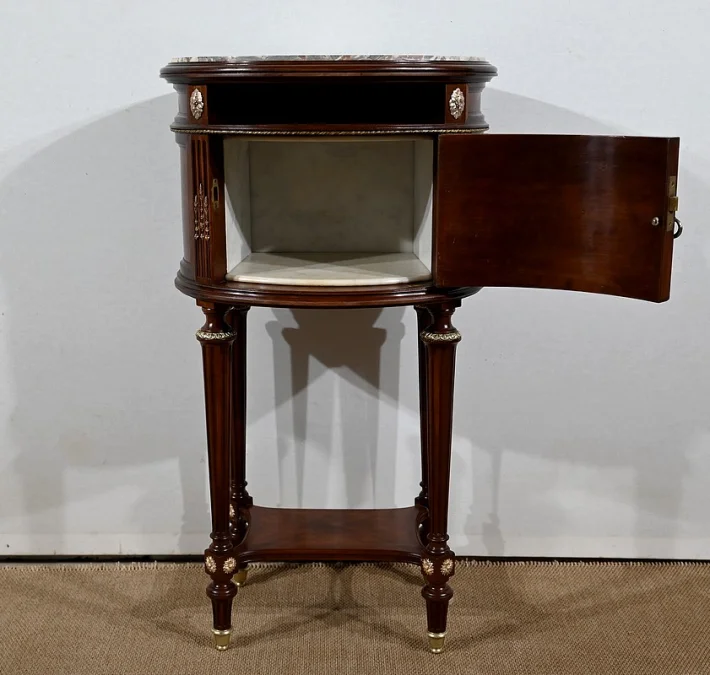 LOUIS XVI STYLE DRUM TABLE