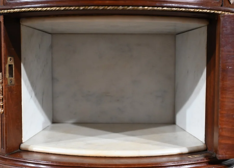 LOUIS XVI STYLE DRUM TABLE