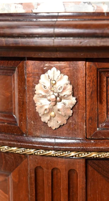 LOUIS XVI STYLE DRUM TABLE