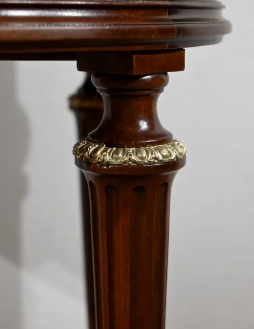 LOUIS XVI STYLE DRUM TABLE