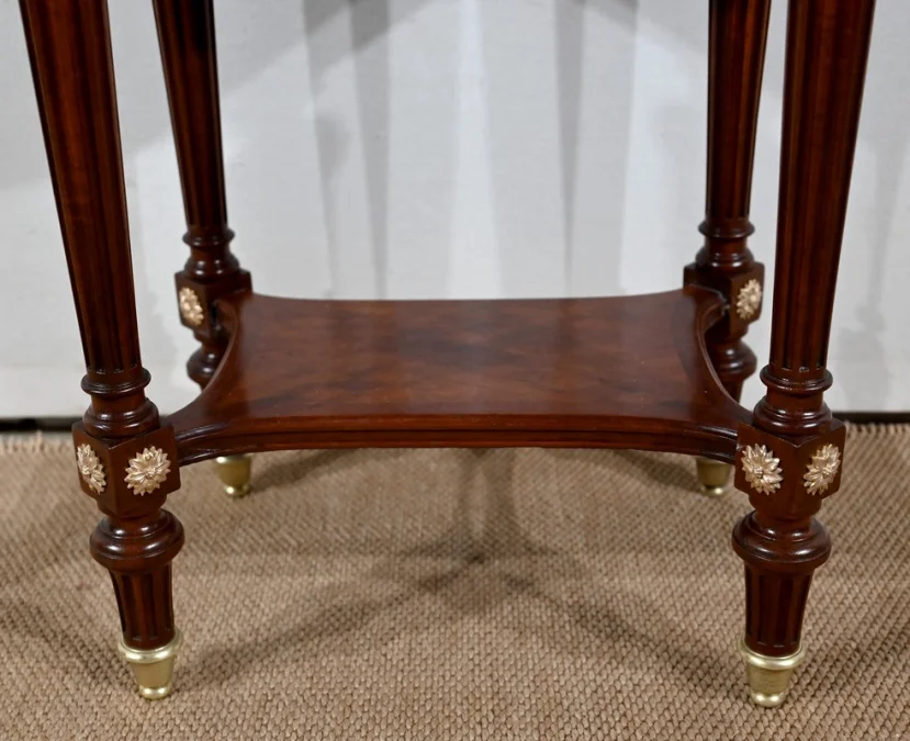 LOUIS XVI STYLE DRUM TABLE