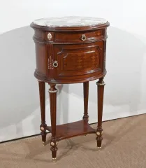 LOUIS XVI STYLE DRUM TABLE