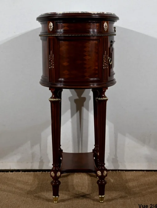 LOUIS XVI STYLE DRUM TABLE