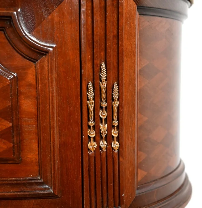LOUIS XVI STYLE DRUM TABLE