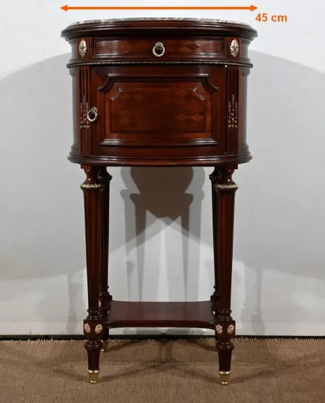 TROMMELTISCH IM LOUIS XVI-STIL