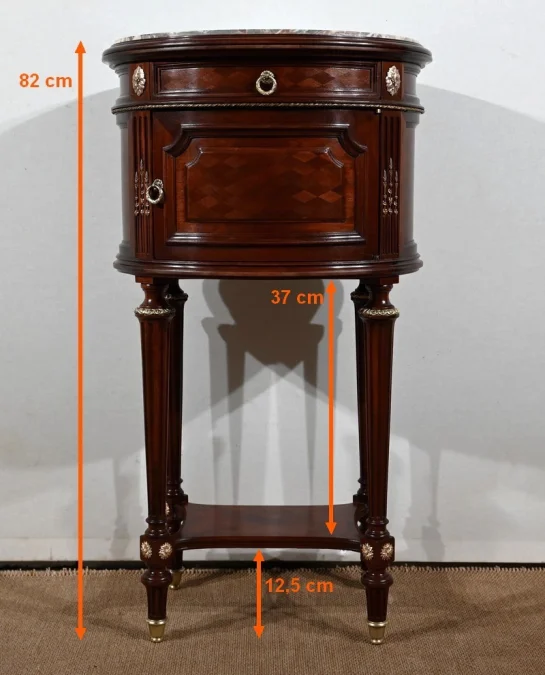 LOUIS XVI STYLE DRUM TABLE