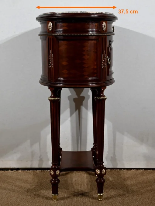 LOUIS XVI STYLE DRUM TABLE