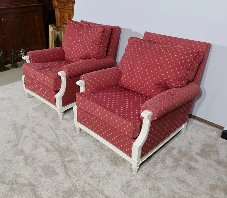 PAAR STOELEN IN LOUIS XVI-STIJL