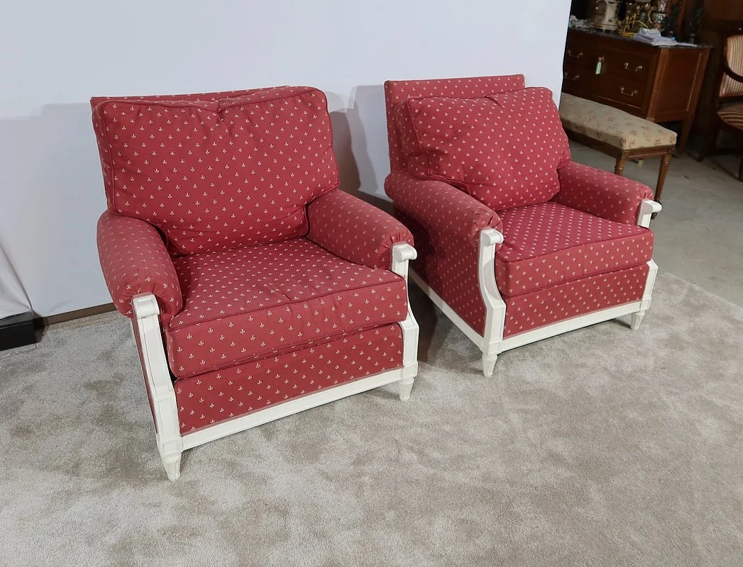 PAAR STOELEN IN LOUIS XVI-STIJL
