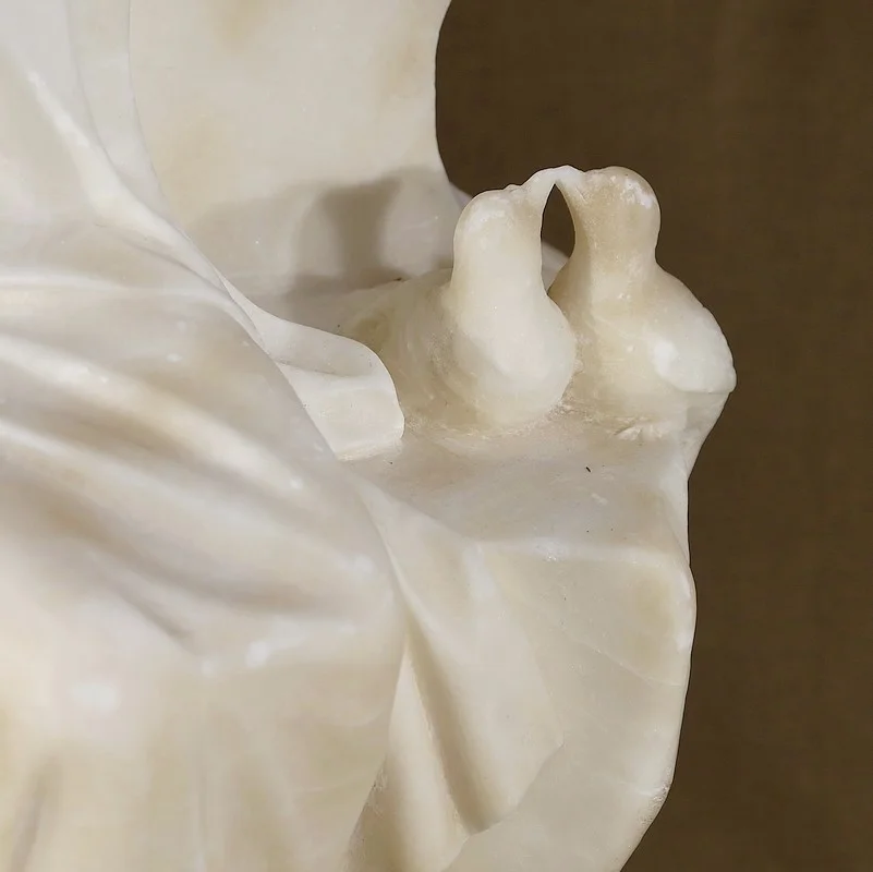 ESCULTURA DE MÁRMOL titulada QUO VADIS