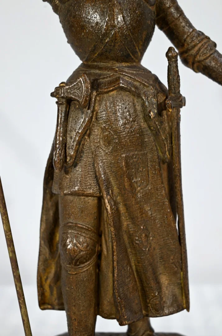 STATUETTE VON JEANNE D'Arc signiert A. FOULON