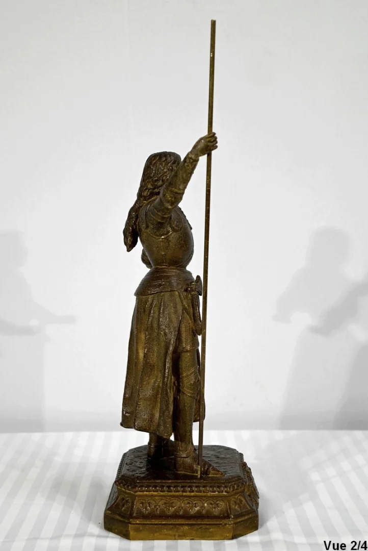 STATUETTE VON JEANNE D'Arc signiert A. FOULON