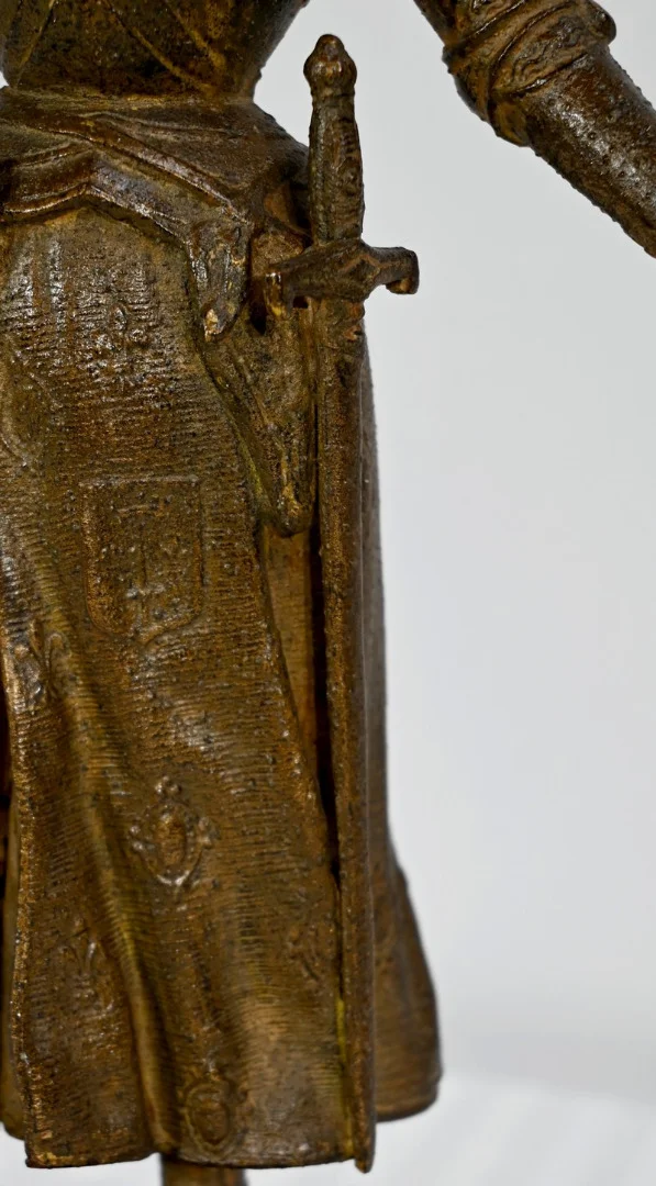 STATUETTE VON JEANNE D'Arc signiert A. FOULON