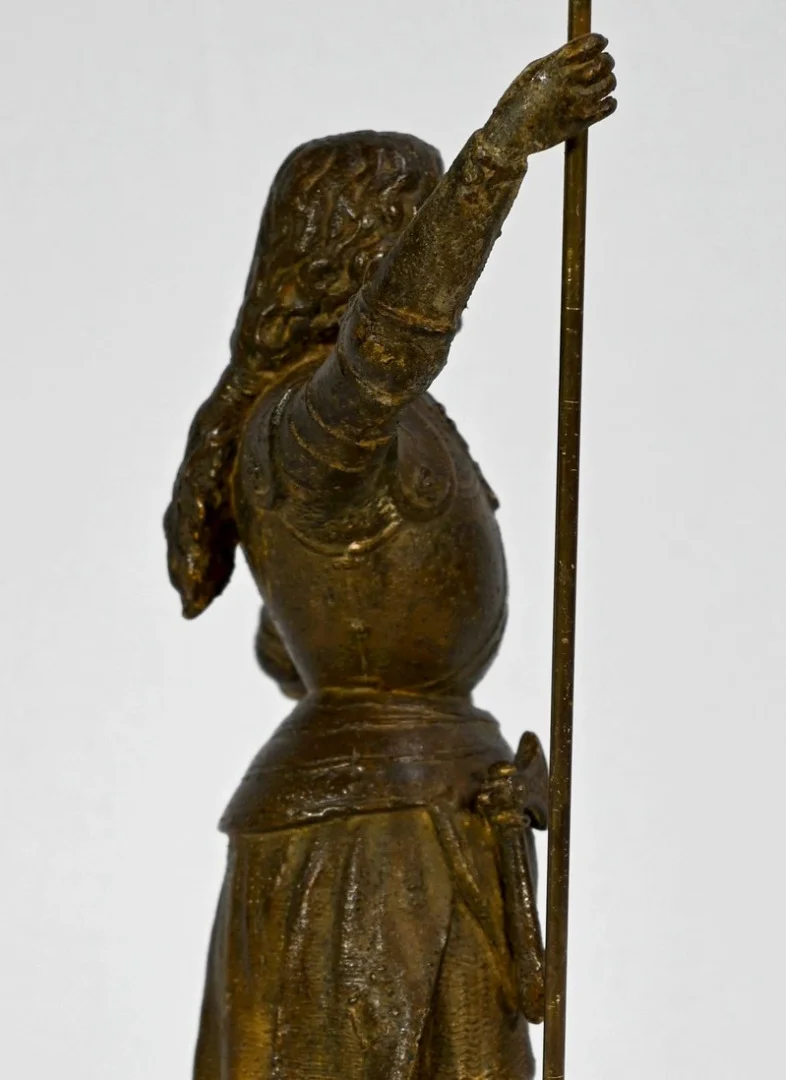 STATUETTE VON JEANNE D'Arc signiert A. FOULON
