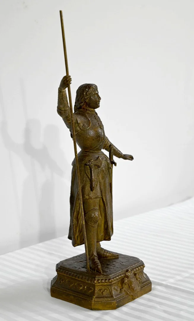 STATUETTE VON JEANNE D'Arc signiert A. FOULON