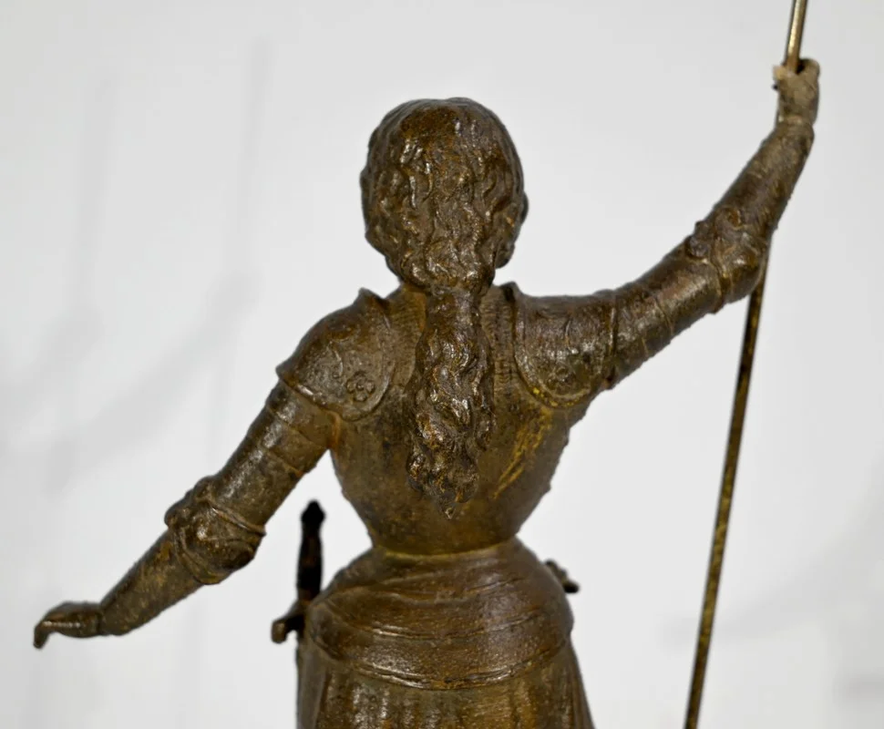 STATUETTE VON JEANNE D'Arc signiert A. FOULON