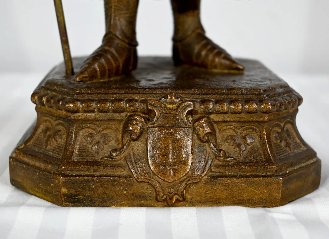 STATUETTE VON JEANNE D'Arc signiert A. FOULON
