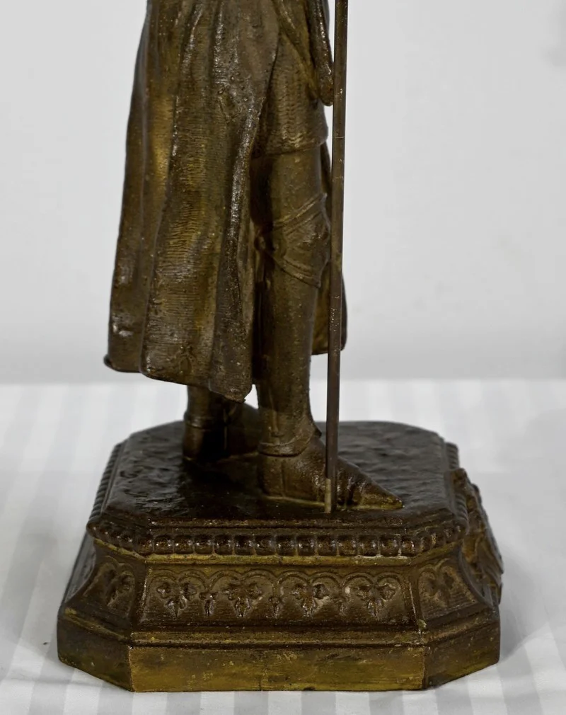 STATUETTE VON JEANNE D'Arc signiert A. FOULON