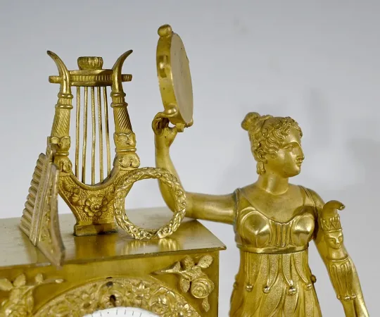 Horloge en Bronze Doré – Début XIXe