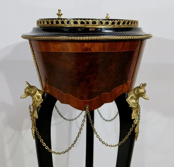 Athénienne en bois précieux, époque Napoléon III – Milieu XIXe