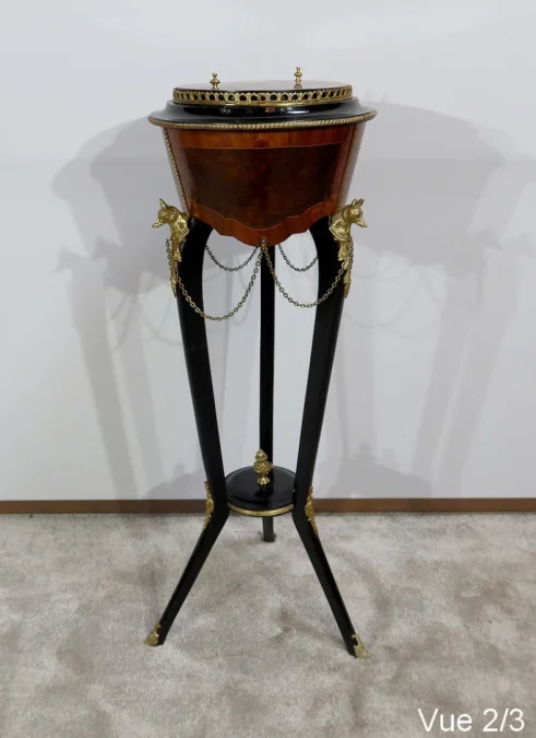 Athénienne en bois précieux, époque Napoléon III – Milieu XIXe