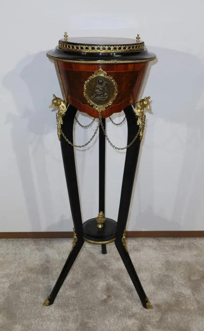 Athénienne en bois précieux, époque Napoléon III – Milieu XIXe