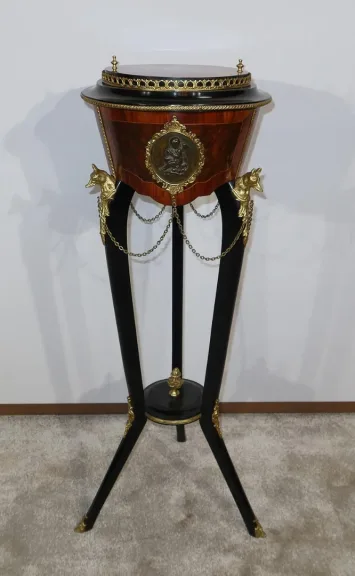 Athénienne en bois précieux, époque Napoléon III – Milieu XIXe